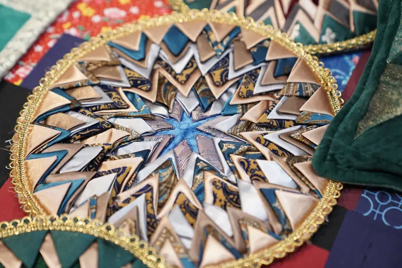 A star quilt from the quilting room