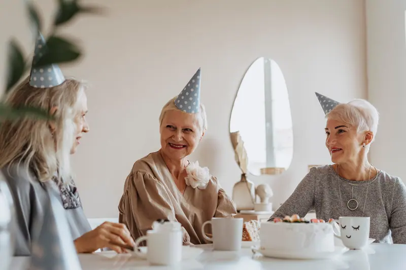 A party at the long table