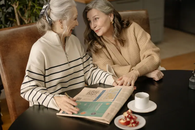The crossword over coffee