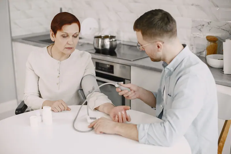 The noon blood pressure check