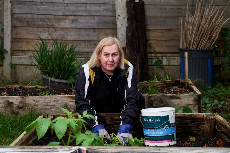 Planting the raised beds