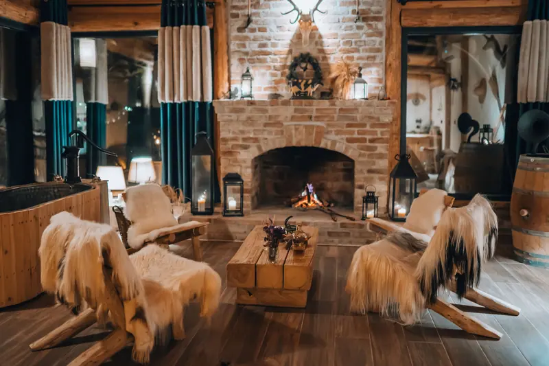 The fireside lounge