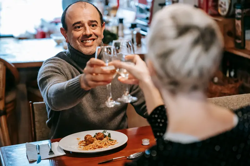 A toast across the table at the Thursday supper club