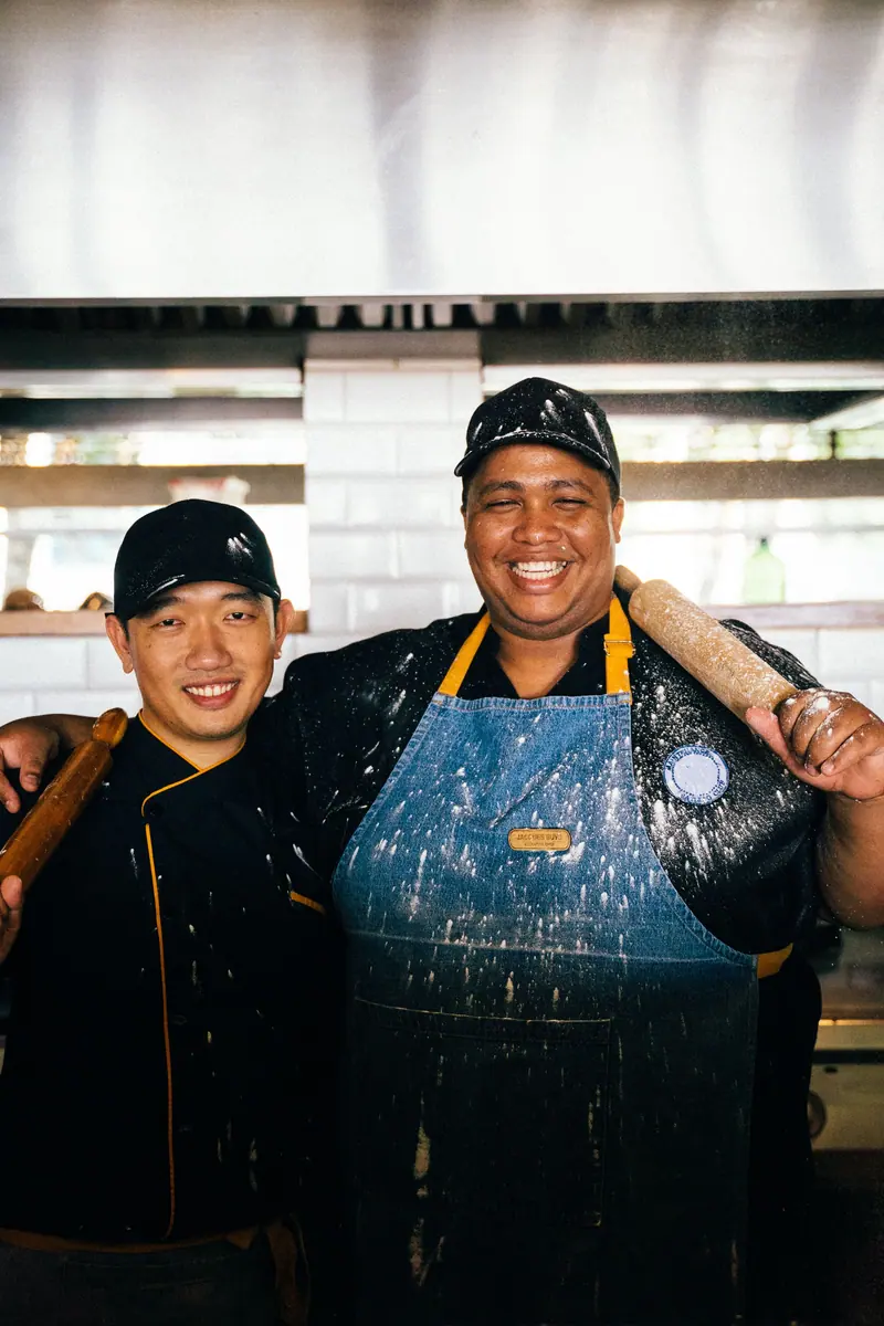 Tomás Reyes and Andre Little, Executive Chef and Sous Chef