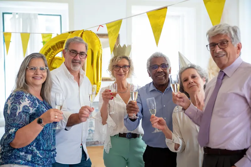 A 60th birthday party