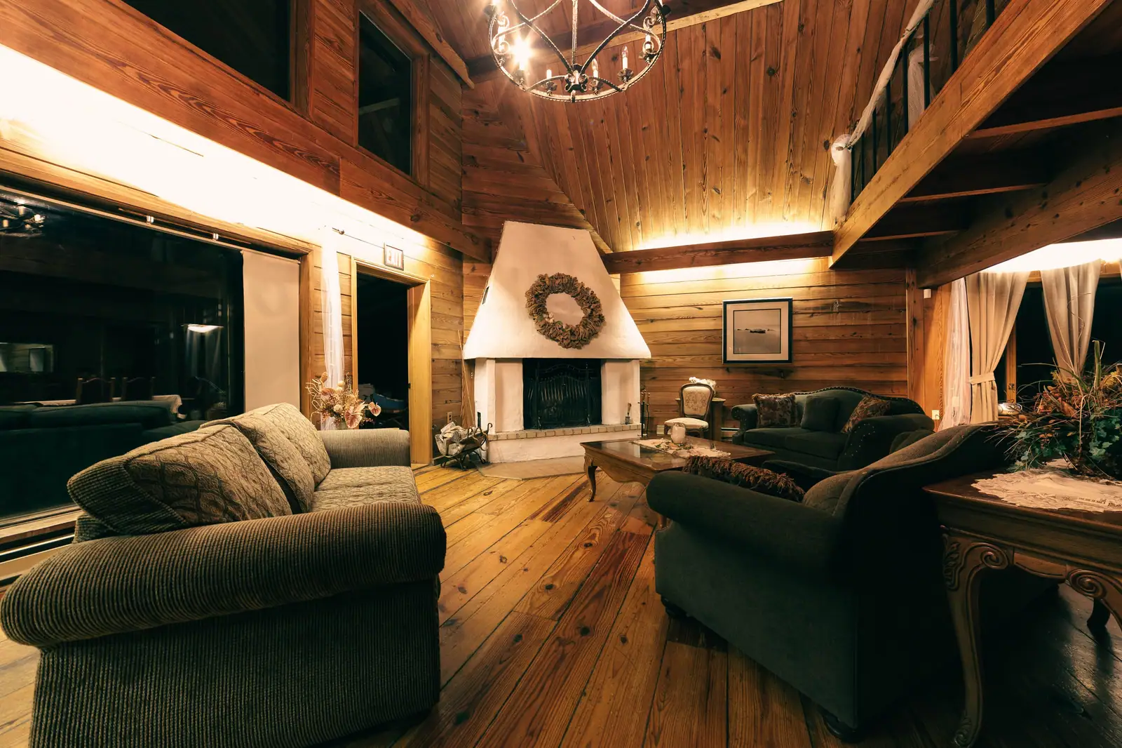 By firelight