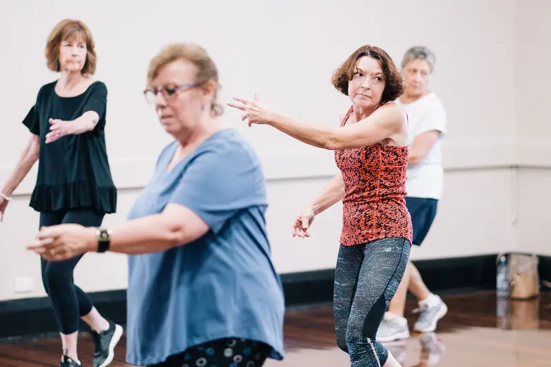 Balance class in the gym