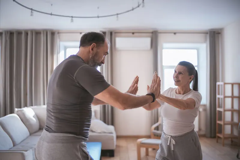 Hand-to-hand balance work