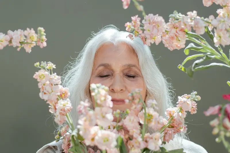 A resident among the blossoms