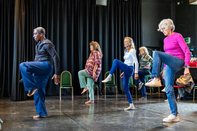 The Thursday movement class in the studio